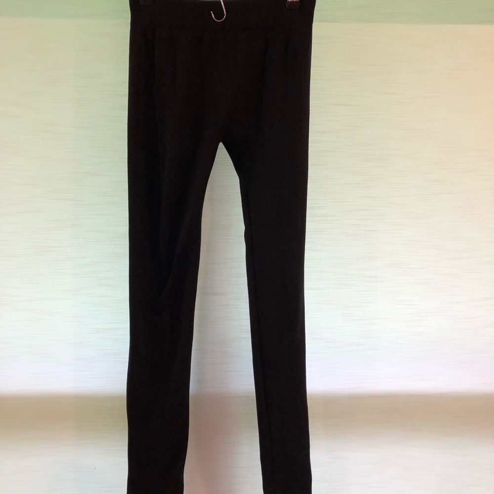 Flannel lined Black Women's Leggings